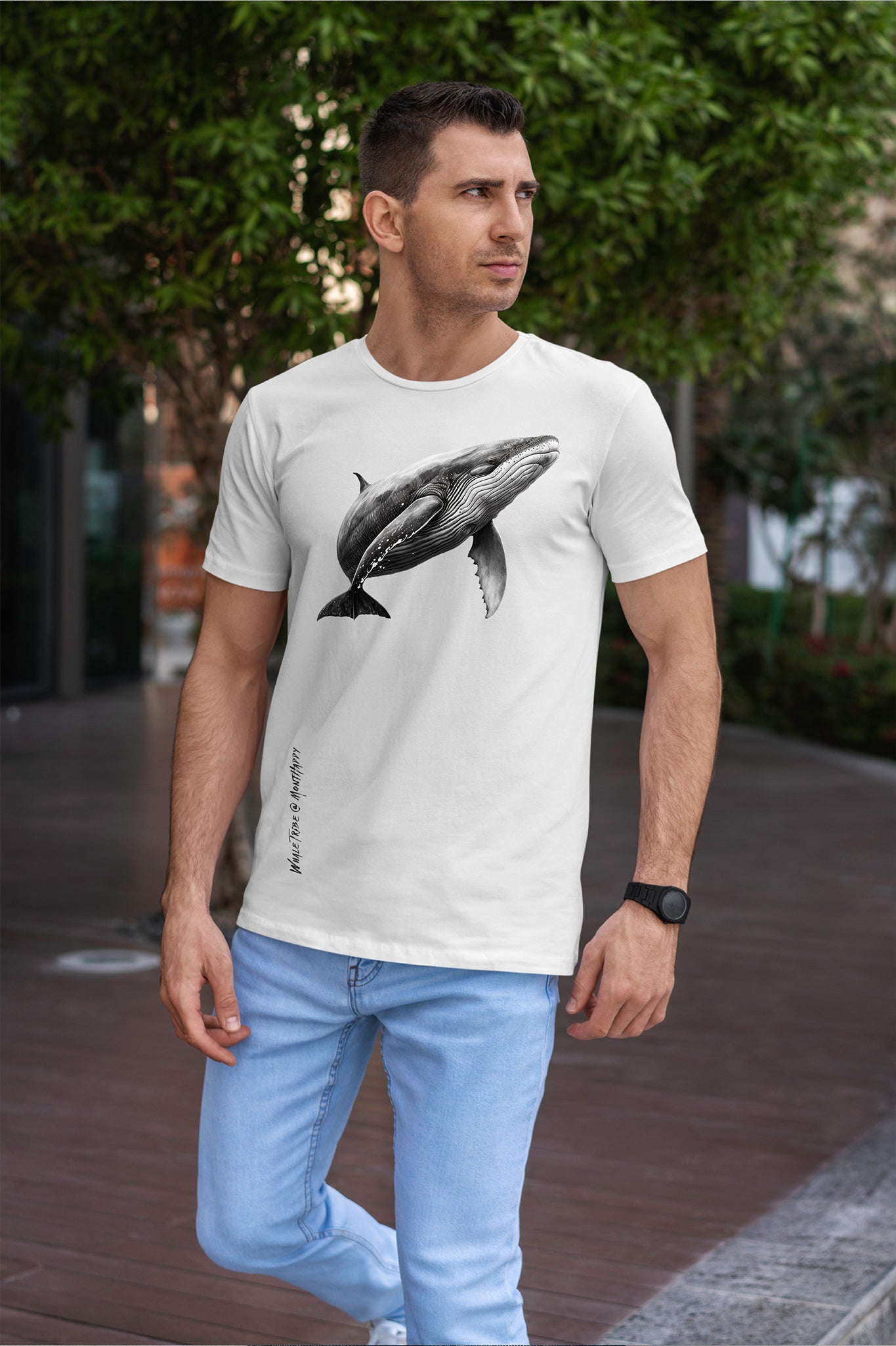 The Marine Giant Men’s Round Neck T-Shirt