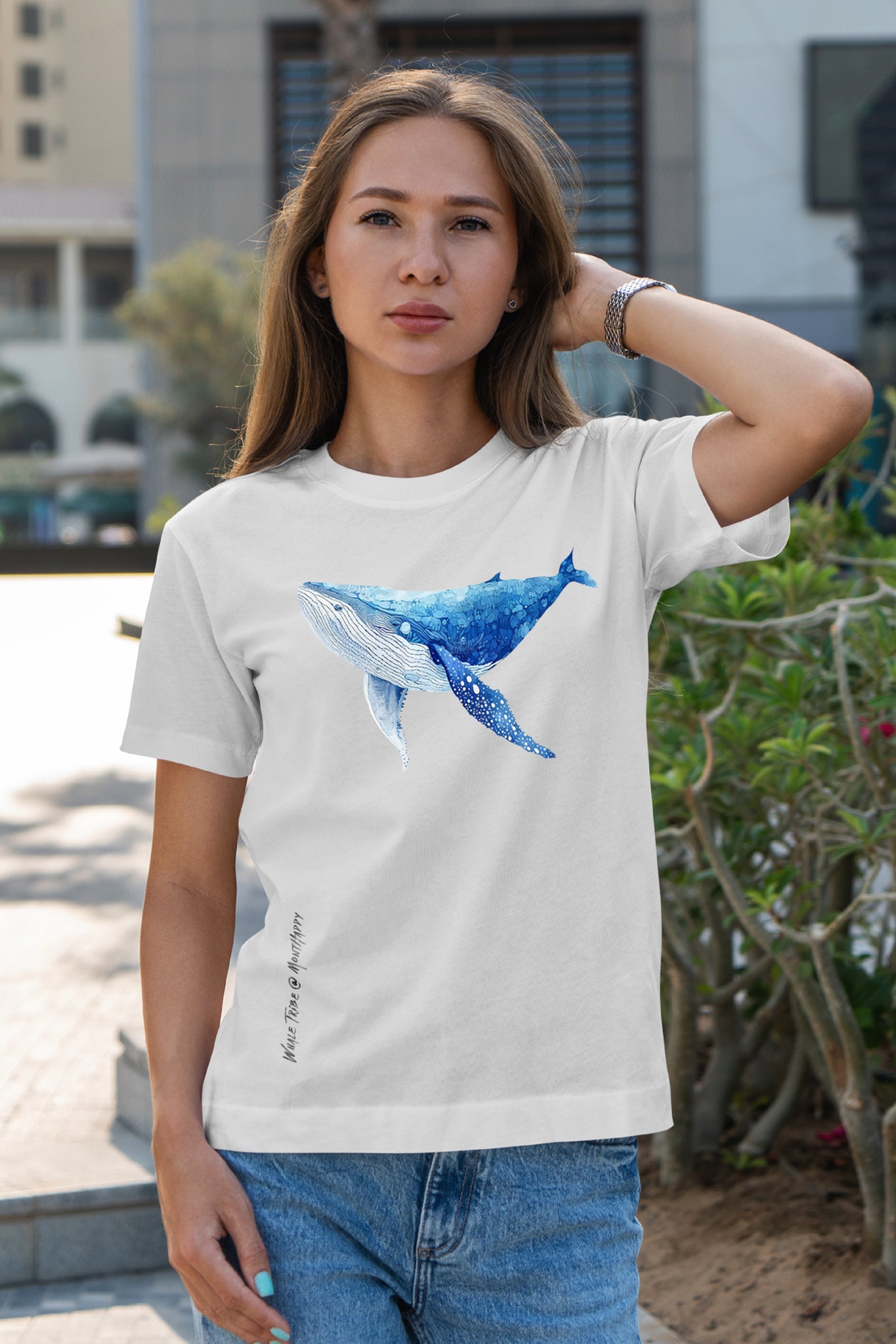 The Majestic Blue Women’s Round Neck T-Shirt