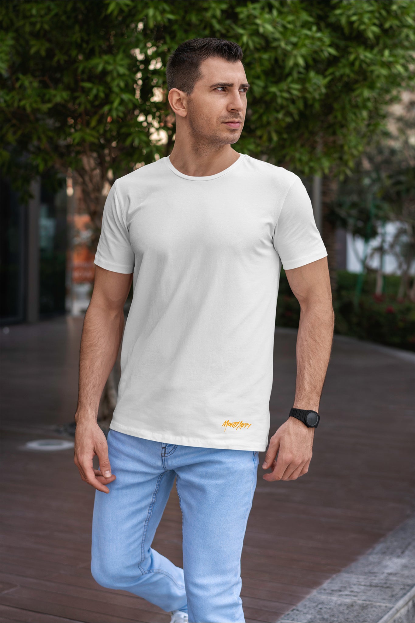 Mont Happy Men’s Round Neck T-Shirt